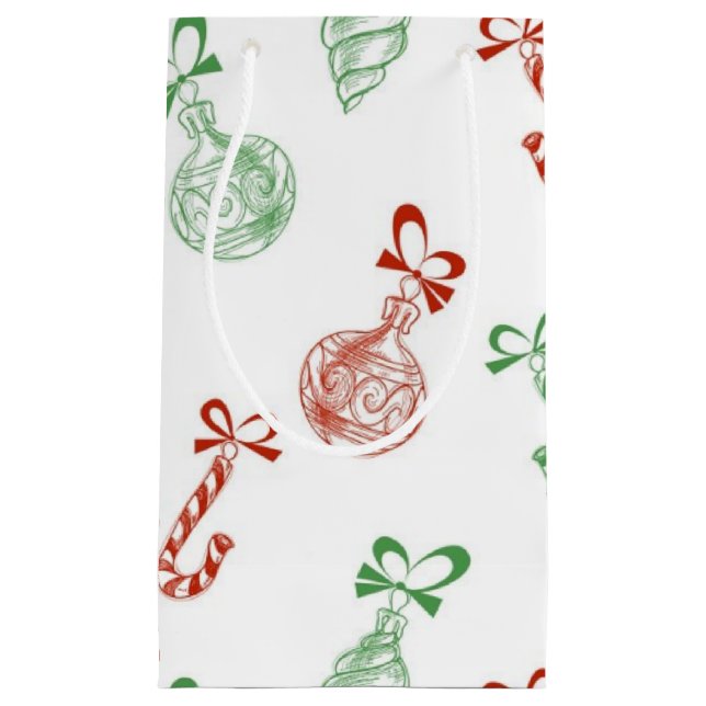 New year pattern small gift bag (Front)