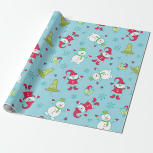 New year pattern wrapping paper