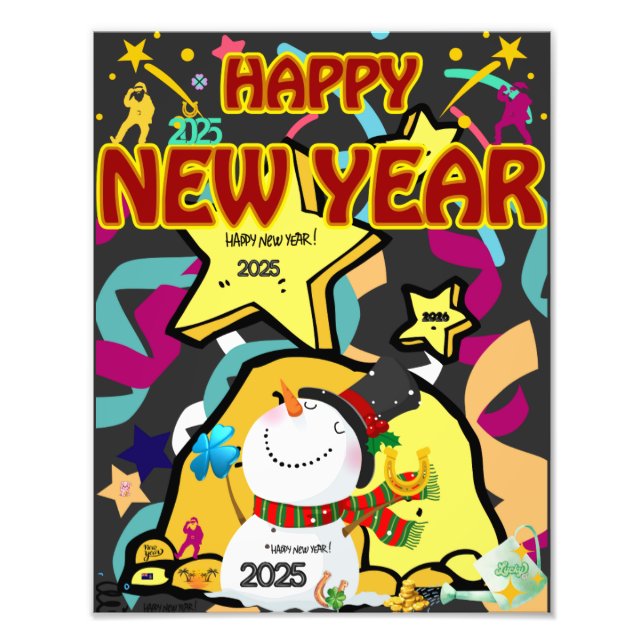 New Year Photo Print (Front)