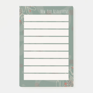 New Year Resolutions  Post-it Notes