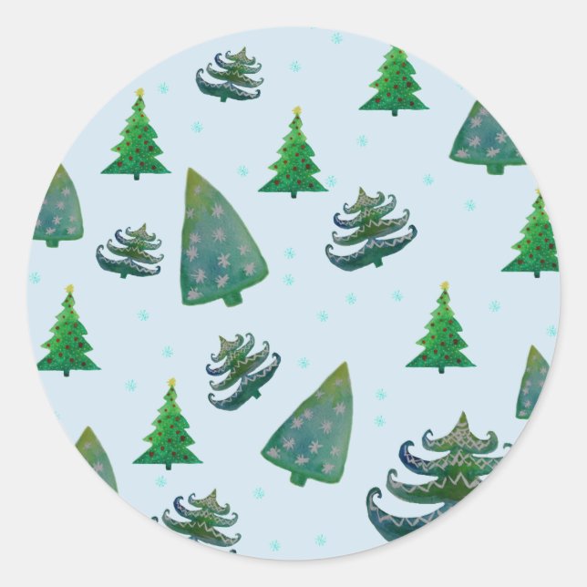 New Year  Round Sticker (Front)