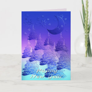 New year 's day holiday card