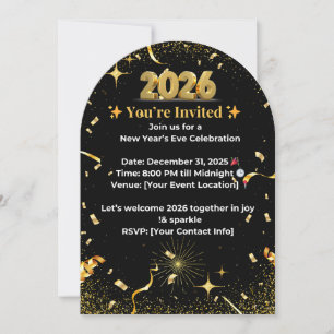 New Year’s Eve Celebration Invitation