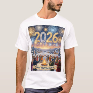 New Year’s Eve in the Village – 2026 Celebration T-Shirt