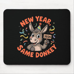 New Year Same 2026 Funny Farm Animal Family Matchi Mouse Pad