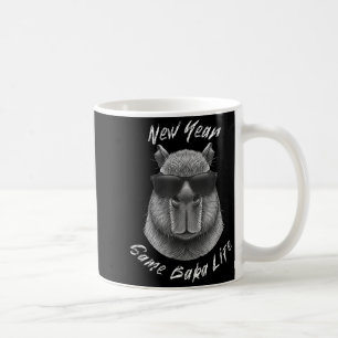 New Year Same Baka Life Capybara Joke Coffee Mug