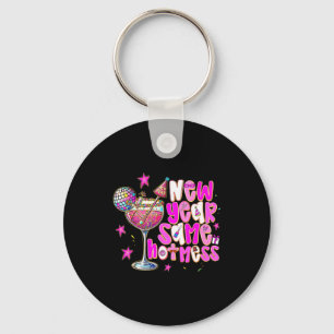 New Year Same Hot Mess Martini Tail New Year Women Key Ring
