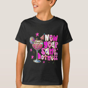 New Year Same Hot Mess Martini Tail New Year Women T-Shirt