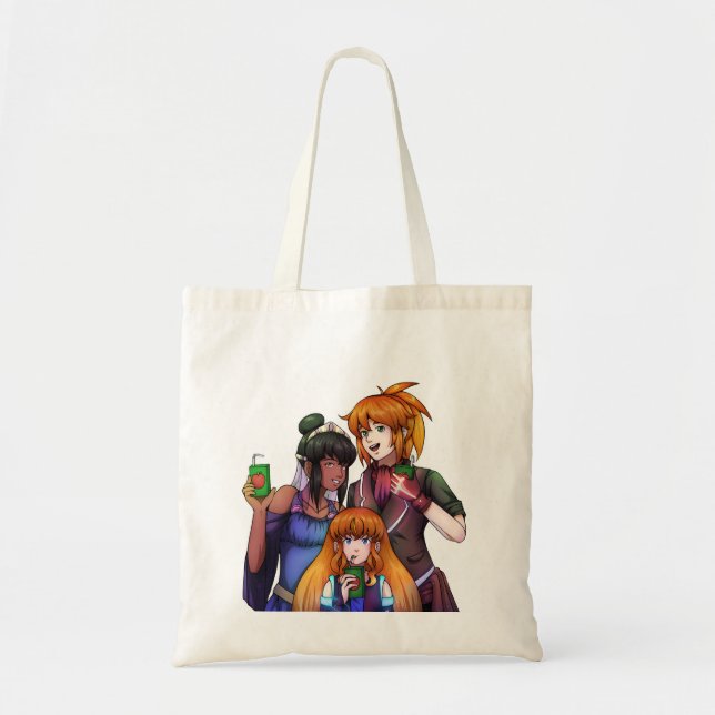 New Year Space Celebration Tote Bag (Front)