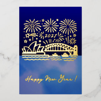 New Year Sydney Fireworks 2027 Australia Gold