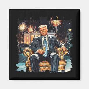 New Year Trump 2025 2 Magnet