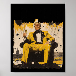 New Year Trump 2025 Poster