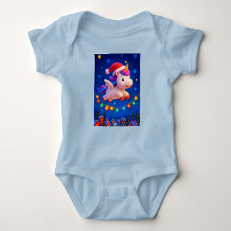 New Year Unicorn, Author Natasha Us Baby Bodysuit