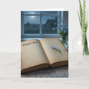 New Year Vintage Journal In Moonlight Card