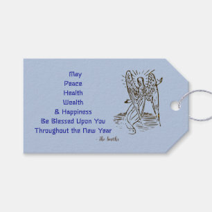 New Year Wishes Gift Tags