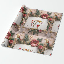 new year wrapping paper