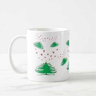 New Year X-mas Tree Festive Pine Tree Mug