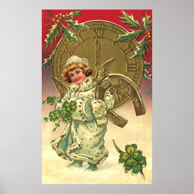 New Year's Angel Poster (Front)