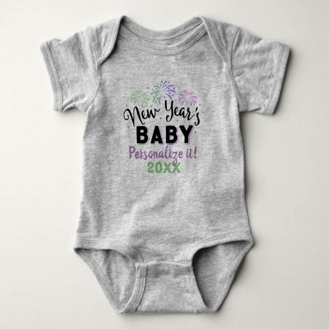 New Year's Baby Bodysuit (Front)
