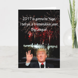New Years card from Donald J. Trump
