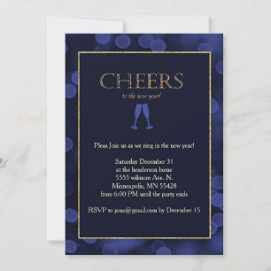 New Years Cheer Invitation
