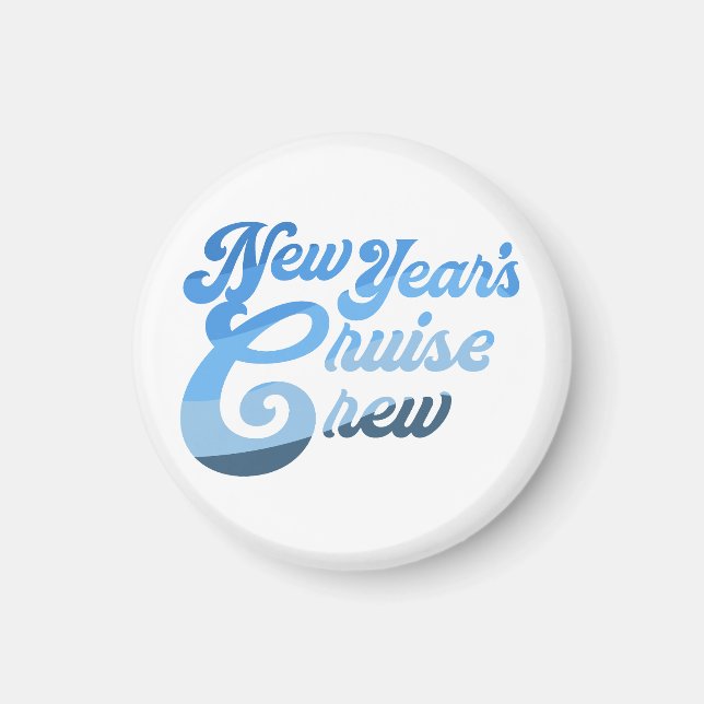 New Year's Cruise Crew Magnet (Front)