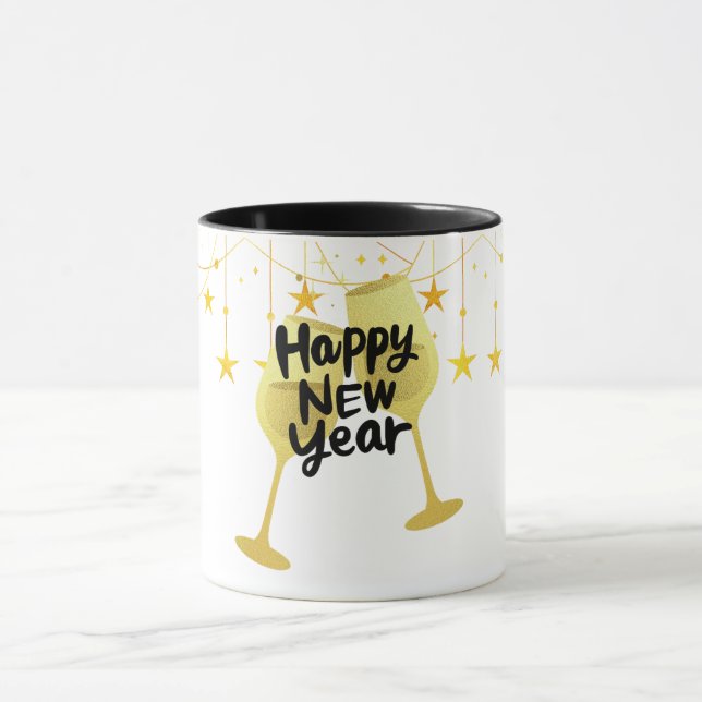 New Year's Cup: Celebrate Start with Style Mug (Center)