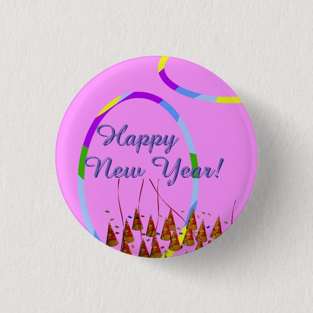 New Year's Day Button (Front)
