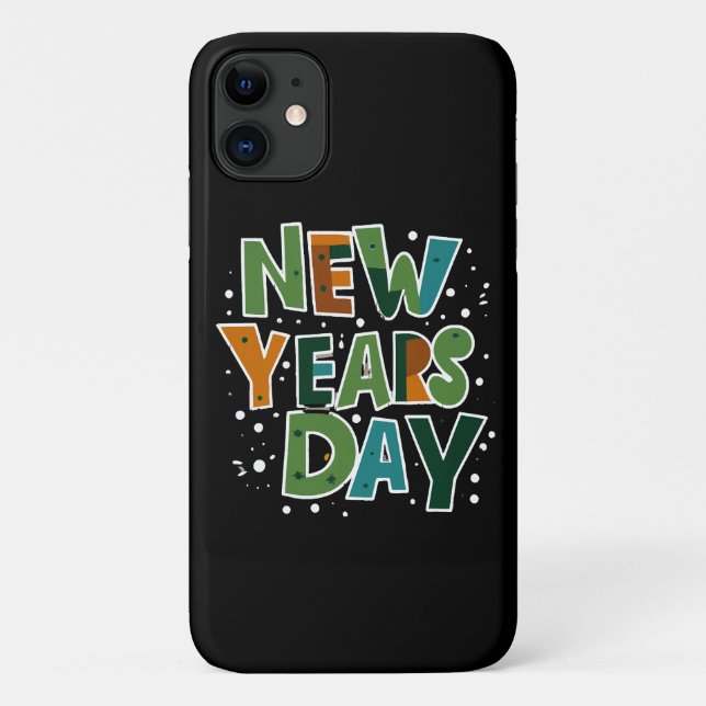 New Year's Day Case-Mate iPhone Case (Back)