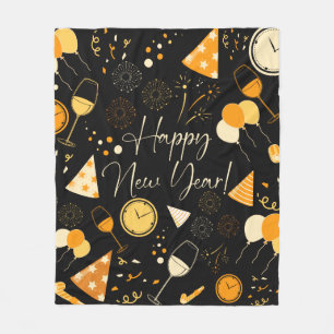 New Year's Day Fleece Blanket