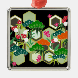 New Year's Day Japan Japanese Style Metal Tree Decoration