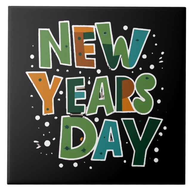 New Year's Day Tile (Front)