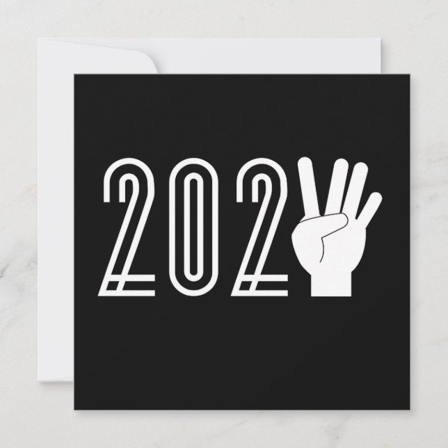 new year's eve 2024 invitation (Front)