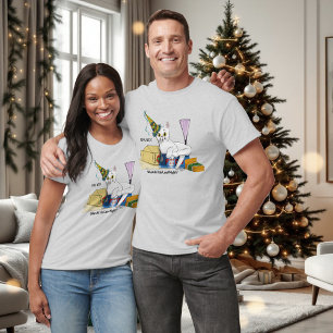 New Years Eve Cat Funny T-Shirt