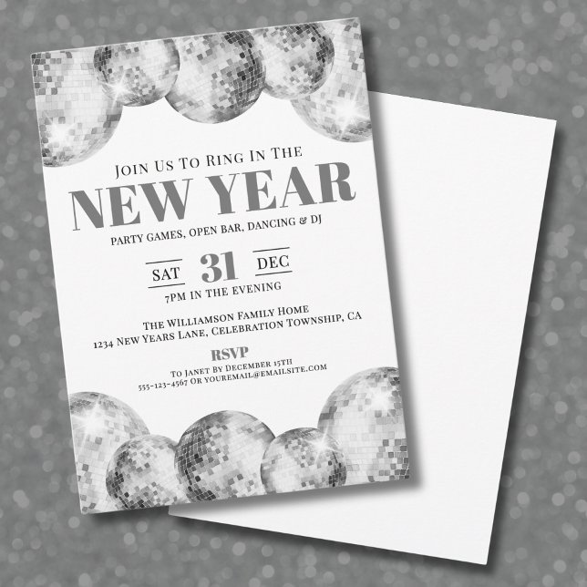New Year's Eve Celebration Party Invitation (New Year's Eve Celebration Party Invitation)