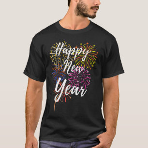 New Year's Eve Fireworks Artistic Happy New Year 2 T-Shirt
