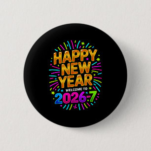 New Year's Eve Happy New Year 2026-7 Funny 67 Kids 6 Cm Round Badge