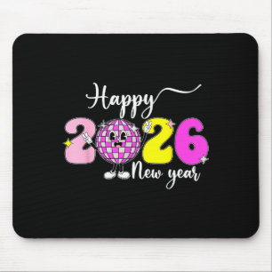 New Year's Eve Hello 2026 Happy New Year 2026 Disc Mouse Pad