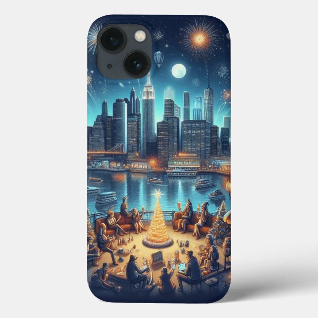 New Year's Eve in New York City Case-Mate iPhone Case (Back)