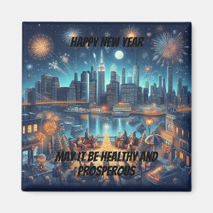 New Year's Eve in New York City Magnet