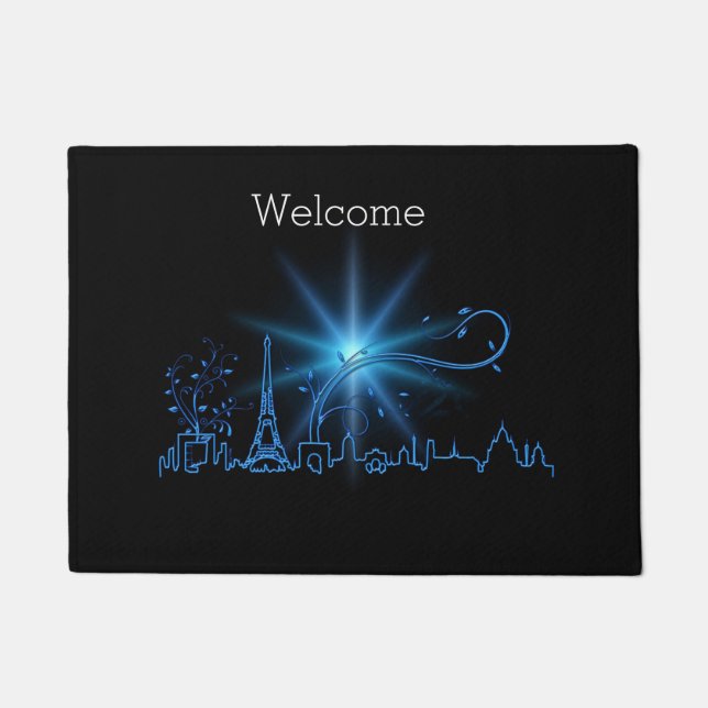 New Year's eve in Paris Doormat (Front)