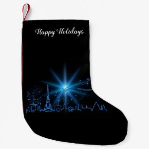 New Year's eve in Paris         Small Christmas Stocking