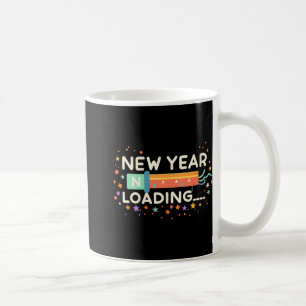 New Years Eve Loading Winter Holiday Greeting Fest Coffee Mug