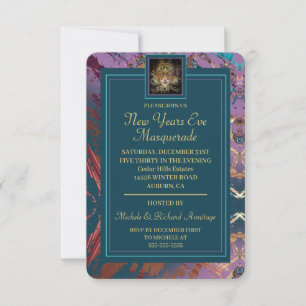 New Years Eve Masquerade Invitation