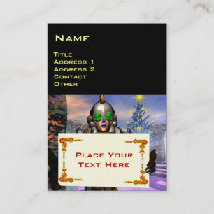 NEW YEAR'S EVE OF A CYBORG BUSINESS CARD