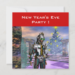 NEW YEAR'S EVE OF A CYBORG HOLIDAY CARD