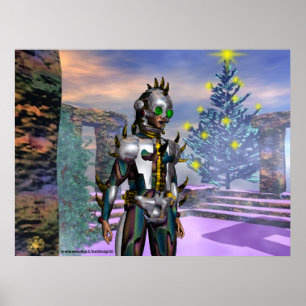 NEW  YEAR'S EVE OF A CYBORG POSTER