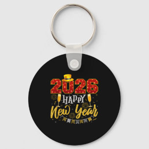New Years Eve Party 2026 Fireworks Happy New Year  Key Ring