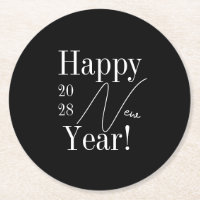 New Year's Eve Party Black and White