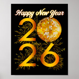 New Years Eve Party - Happy New Year 2026 Premium  Poster